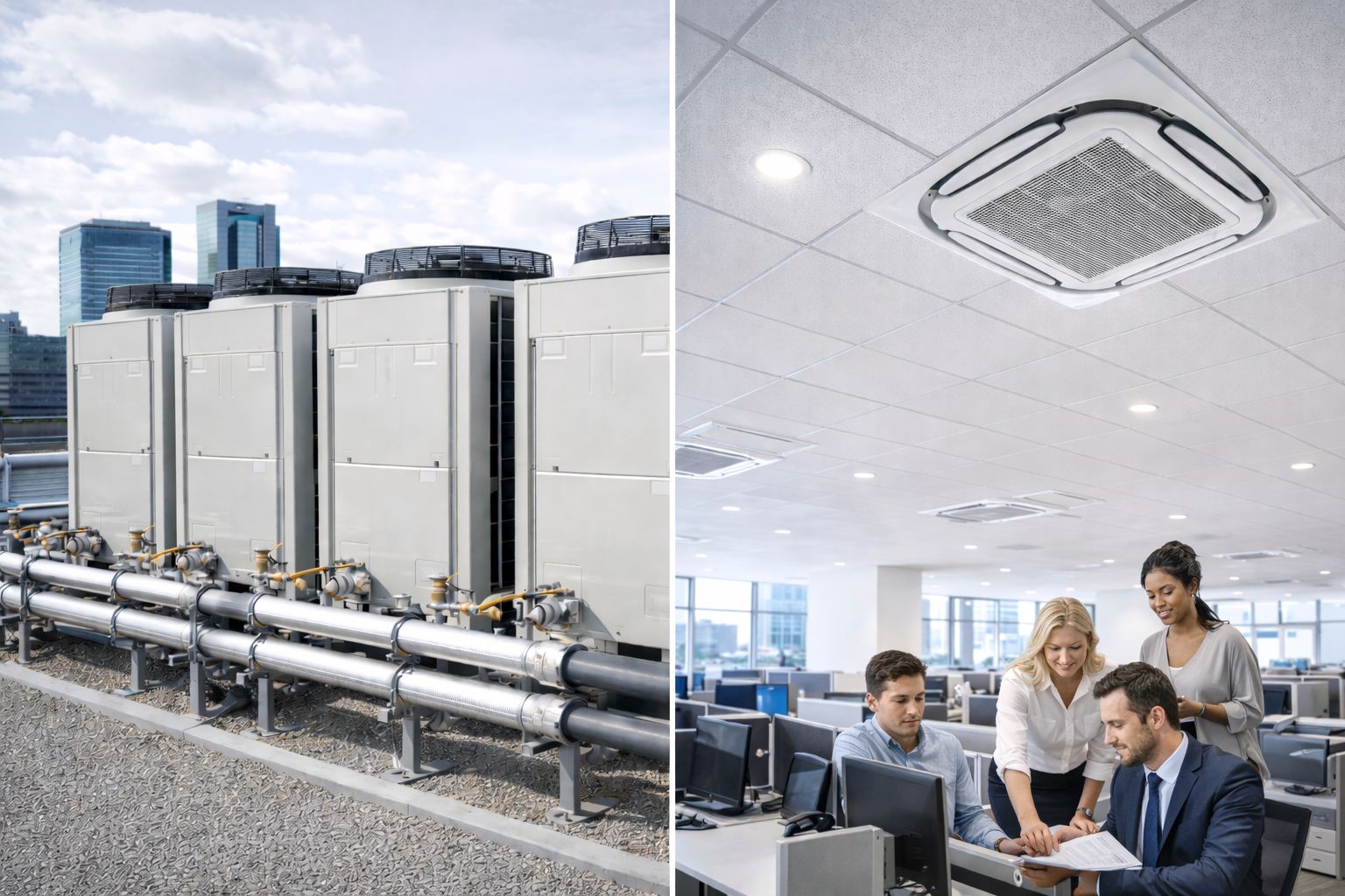 Industrie-climatisation collective-solutions VRV / VRF